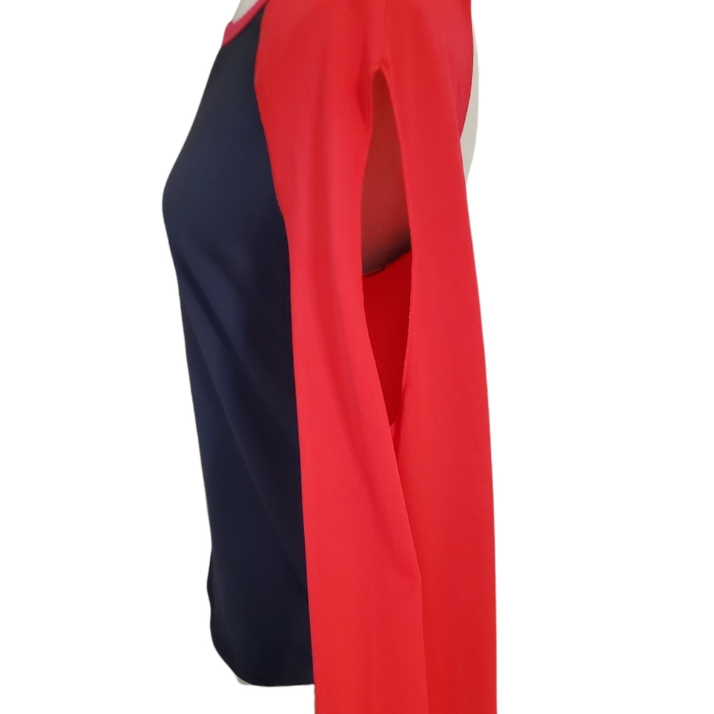 ATHLETIC LONG SLEEVE TOP WITH OPEN BACK & SLEEVES SMALL - Picture 4 of 10